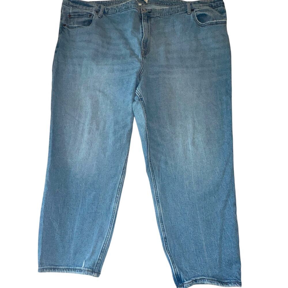 Abercrombie & Fitch The Mom High Rise Curve Love Jeans 37/24S Light Wash